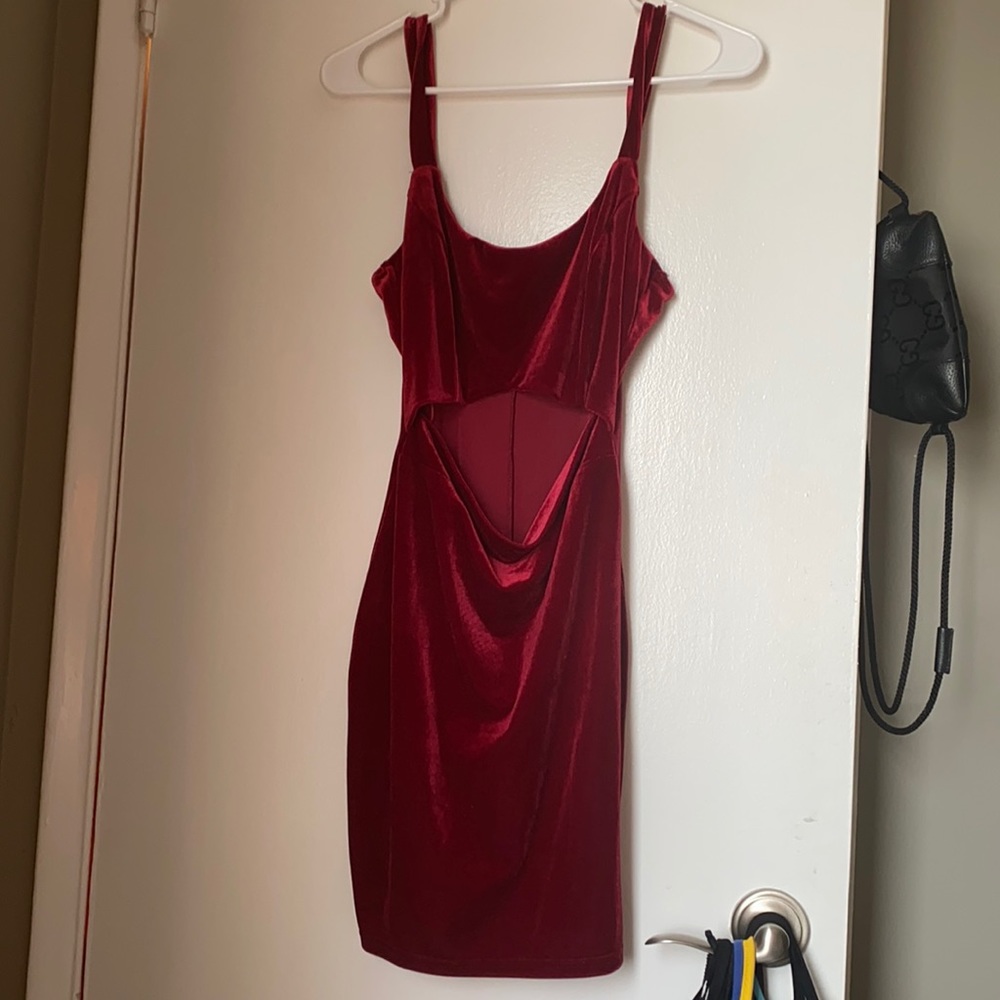 Red Velvet Dress